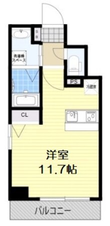 アクアプレイス南堀江の物件間取画像